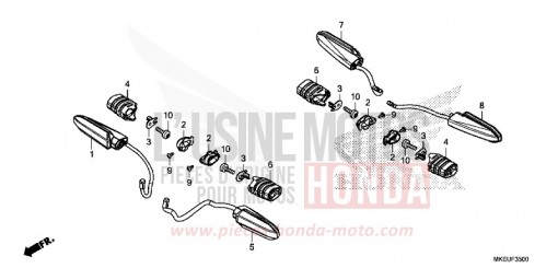 CLIGNOTANT CRF450LL de 2020